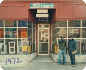 Picture of SWISCO's small repair shop in the 70's.