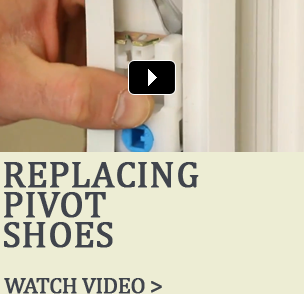 Watch a video on how to replace window pivot shoes.