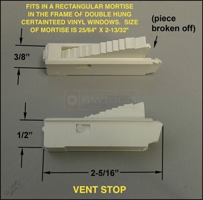Customer image of their Certainteed vent lock