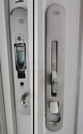 User submitted sliding door latch.