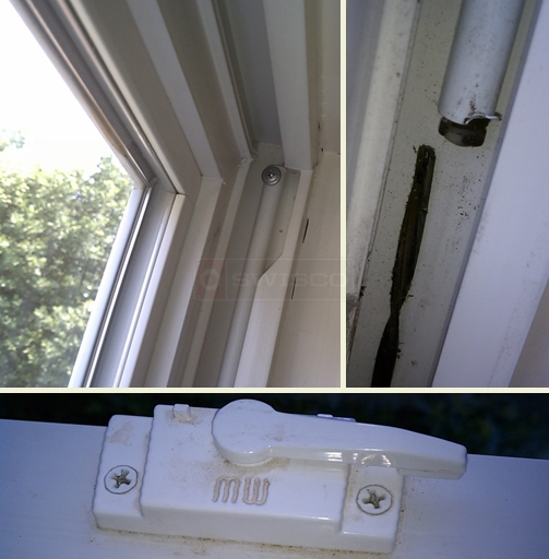 user submitted photos of window balances and lock plygem