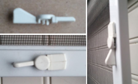 User submitted photos of their Jordan window screen clips.
