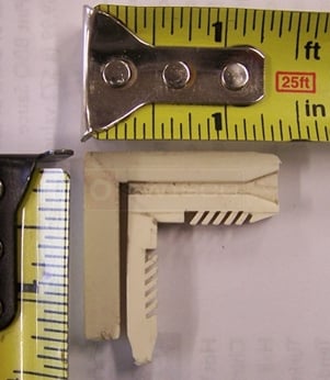 Photo of corner key replacement part.