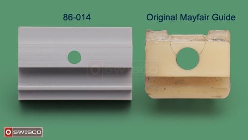 Comparison between the 86-014 and the original Mayfair guide.