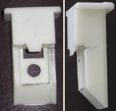 User submitted photo of top sash guide.