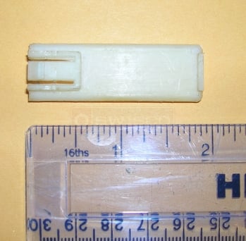 User submitted photos of plastic roller piece.