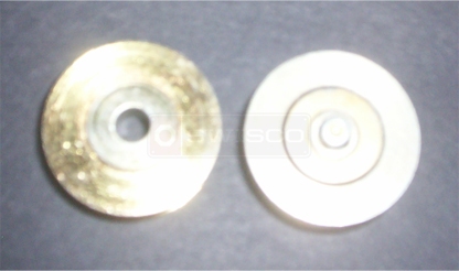 A customer submitted photo of patio door rollers.