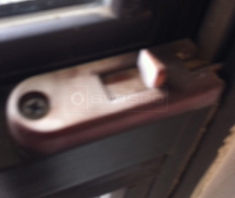A customer submitted photo of a surface latch.