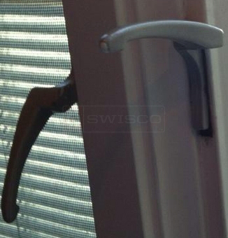 A customer submitted photo of a Pella casement handle.