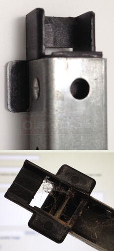 A customer submitted photo of channel balance attachments.