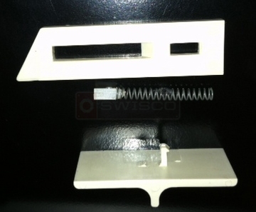 A customer submitted photo of an internal latch.