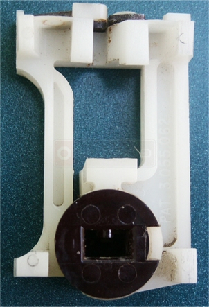 A customer submitted photo of a pivot shoe.