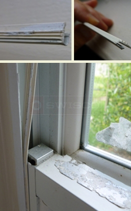 A user submited photo of weatherstripping