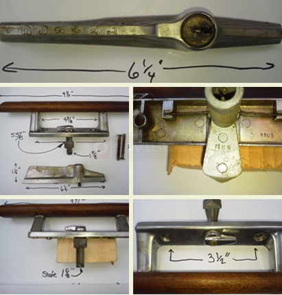 A user submited photo of sliding door handle