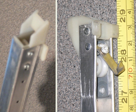 A customer submitted photo of channel balance attachments.