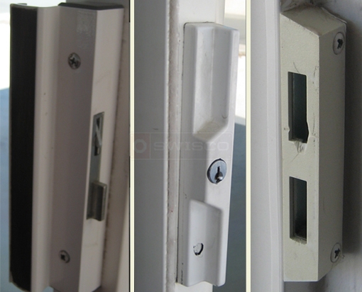 A user submited photo of patio door handle