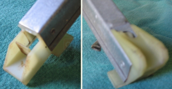 A customer submitted photo of channel balance attachments.