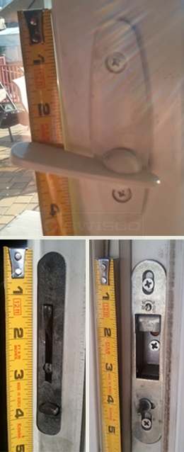 A customer submitted photo of a thumb lock.