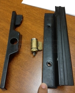 A customer submitted photo of a door handle.