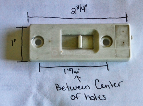 User submitted photo of their Farley window tilt latch