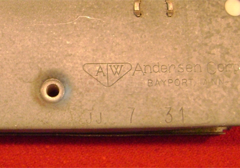 A customer submitted image of an Andersen balance.