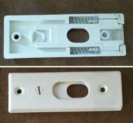 A customer submitted image of a window latch.