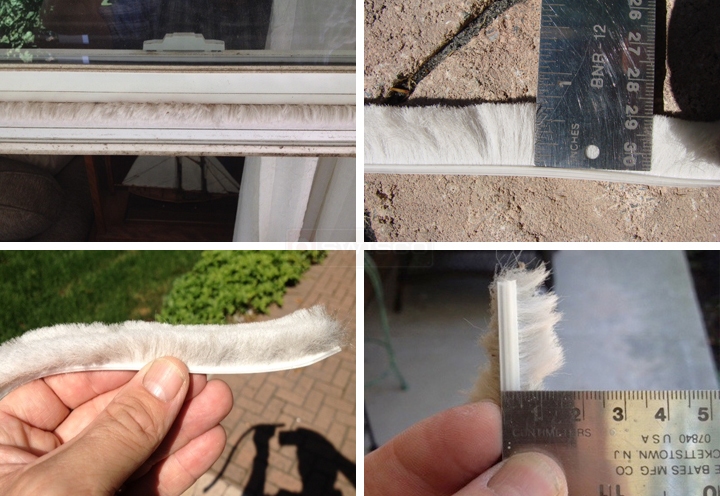 User submitted photos of weatherstripping.