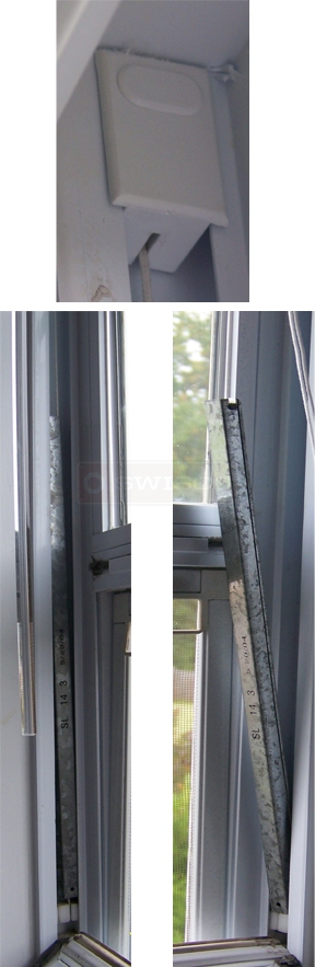 User submitted photos of a window balance.