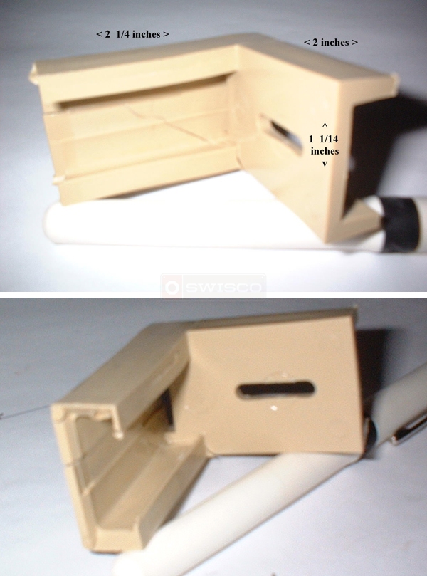 User submitted photos of a drawer bracket.
