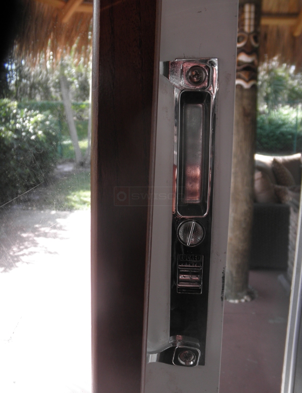 User submitted photos of a patio door lock.