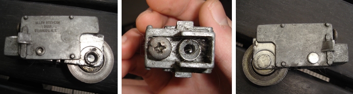 User submitted photos of a patio door roller.