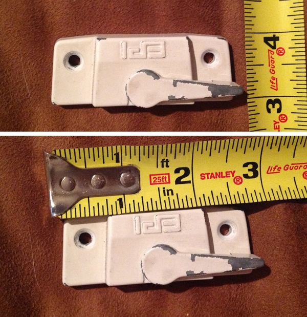 User submitted photos of a window lock.