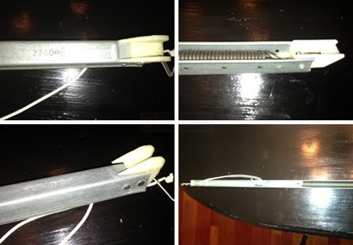 User submitted photos of a window balance.