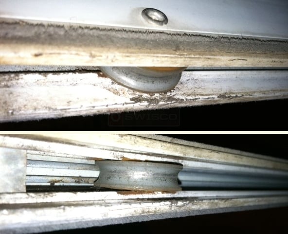 User submitted picture of patio door rollers.