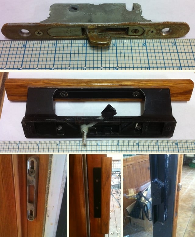 User submitted picture of door and window hardware.
