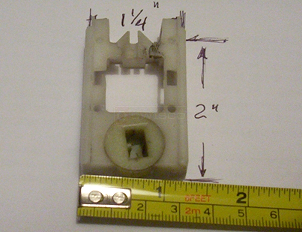 User submitted a photo of a pivot shoe.
