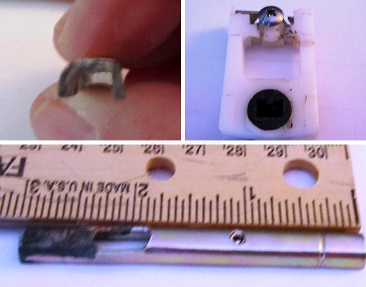 User submitted photos of window hardware.