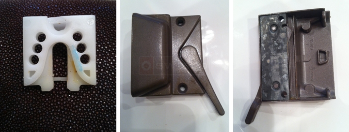 User submitted photos of window hardware.