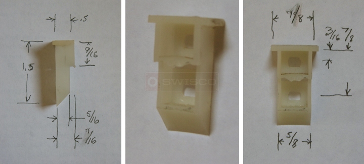 User submitted photos of a sash guide.