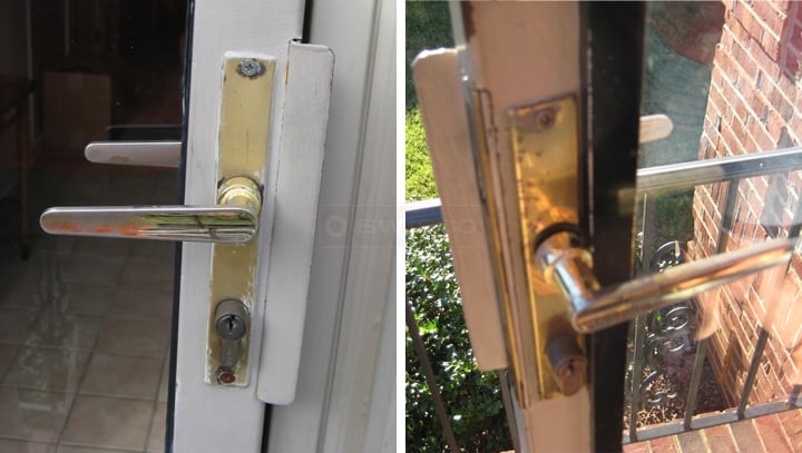 User submitted photos of a door handle.