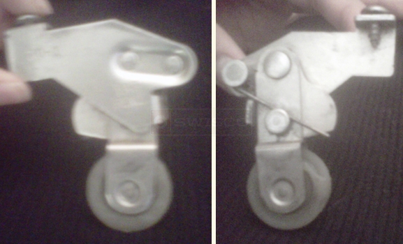 User submitted picture of patio door roller.