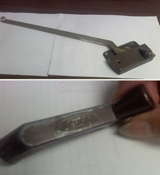 A customer submitted image of their casement operator.