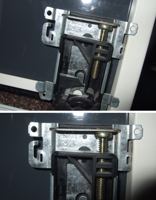 User submitted photos of a mirror door roller.