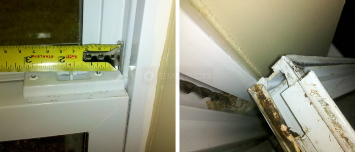 User submitted photos of window hardware.