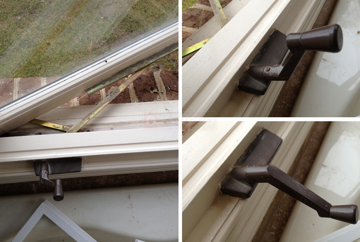 User submitted photos of a window operator.