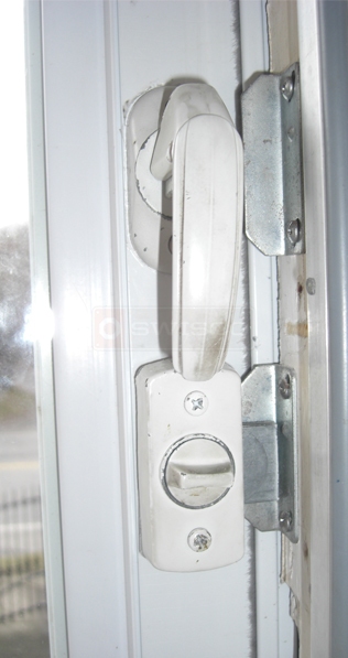 User submitted a photo of a storm door handle.
