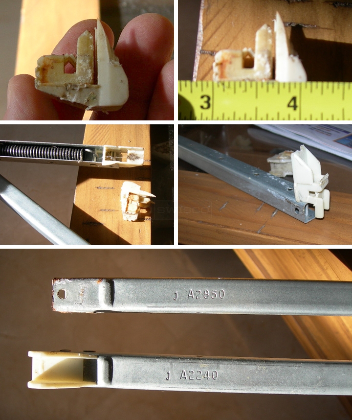 User submitted photos of a window balance.