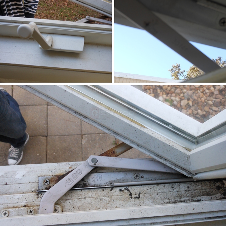 User submitted photos of a window crank.