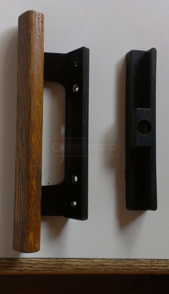 A customer submitted image of their patio door handle.