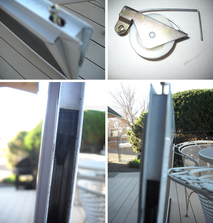 User submitted photos of screen door hardware.